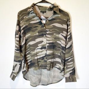 Women's Style Envy Camo Button Up Shirt